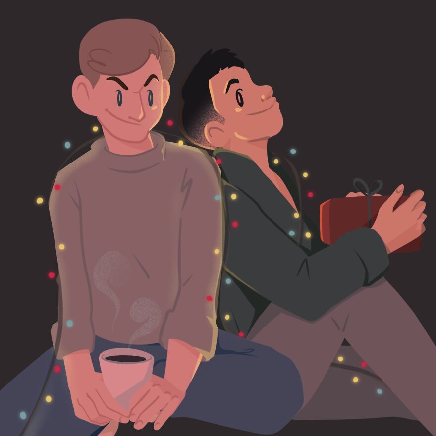 Day 94: Enjoying A Cozy Christmas Night