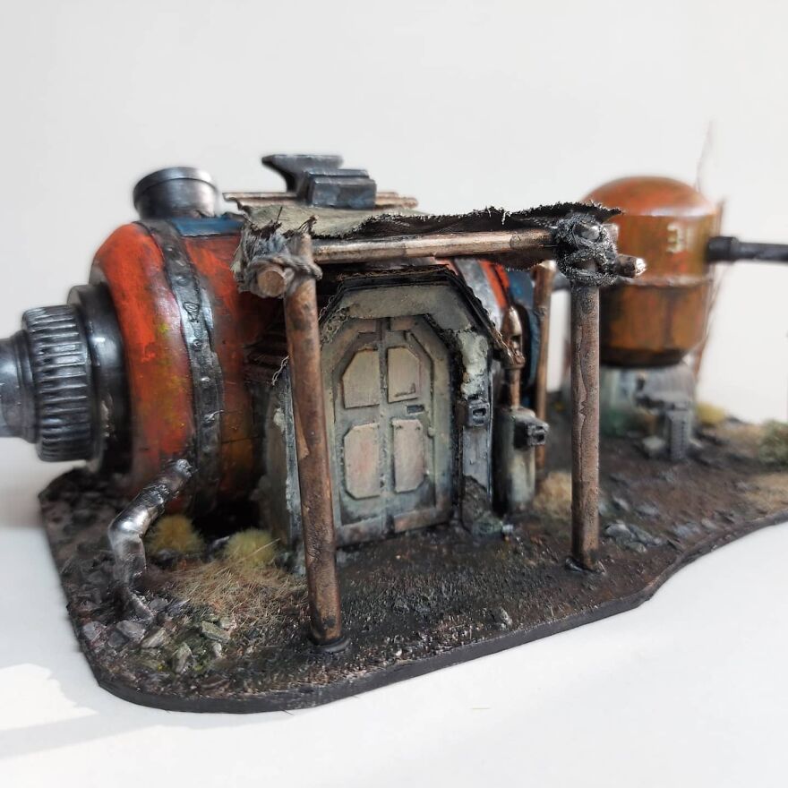 I Build Tiny Things From Recycled Materials