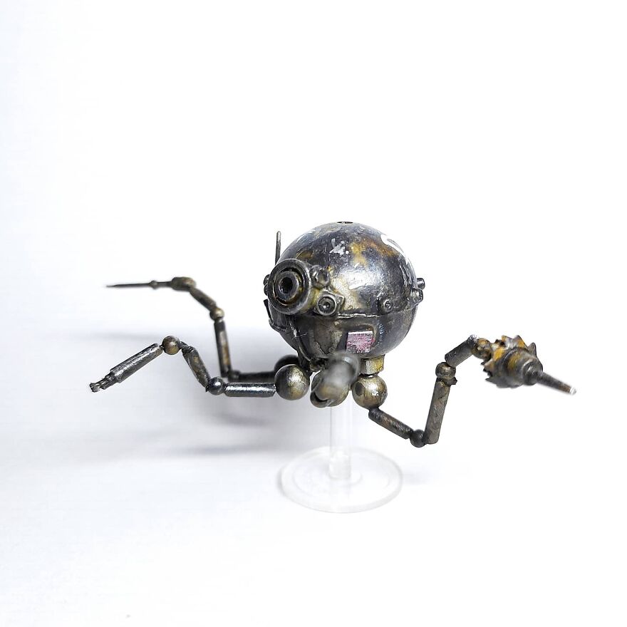 I Build Tiny Things From Recycled Materials