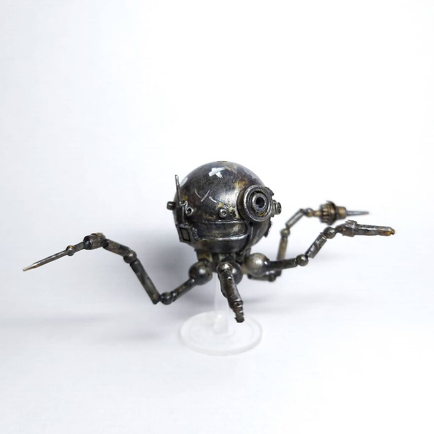 I Build Tiny Things From Recycled Materials