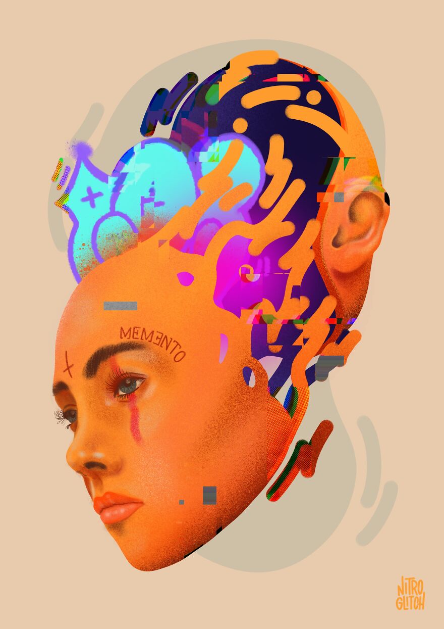 My Digital Mixed Media Portraits