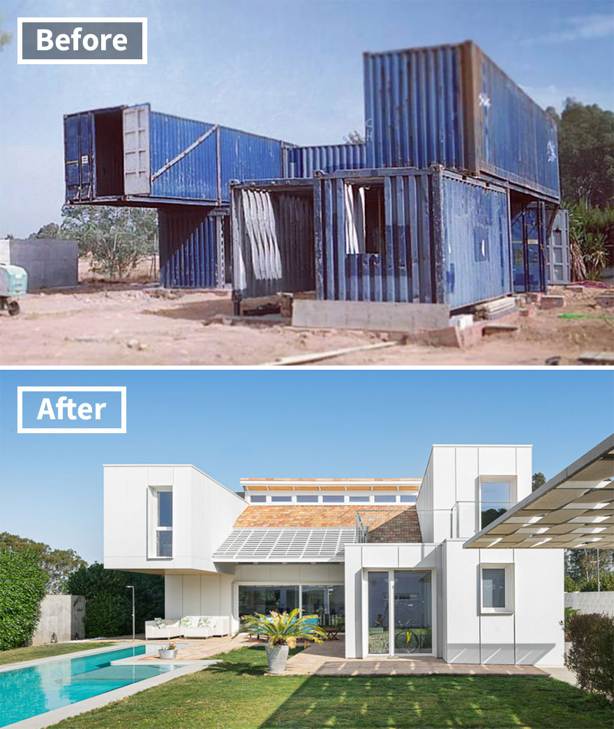 An Incredible Family House In Sevilla Made Of Recycled Shipping Containers