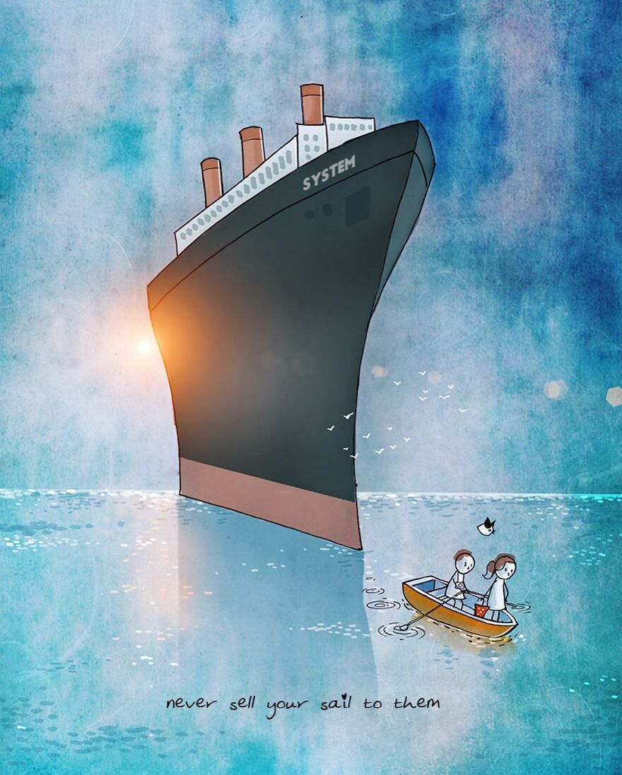 Indian Artist Make Beautiful Surreal Illustrations About Love And Life