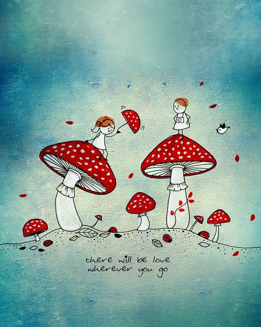 Indian Artist Make Beautiful Surreal Illustrations About Love And Life