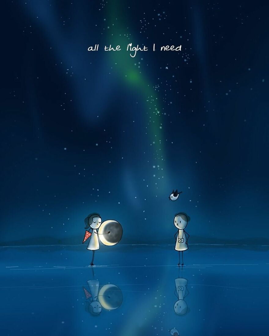 Indian Artist Make Beautiful Surreal Illustrations About Love And Life