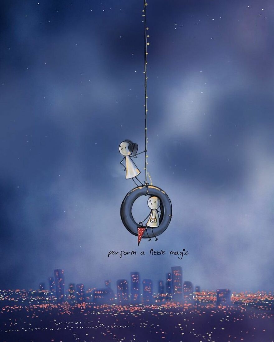 Indian Artist Make Beautiful Surreal Illustrations About Love And Life