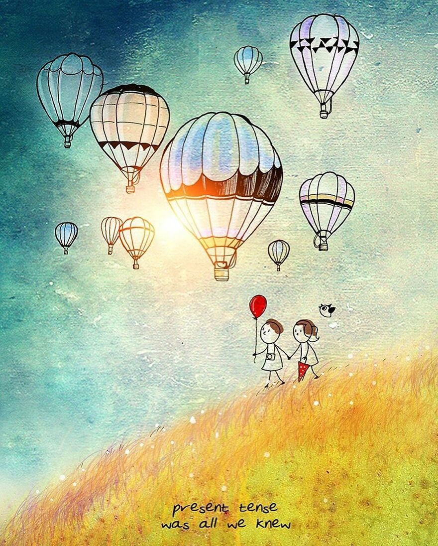 Indian Artist Make Beautiful Surreal Illustrations About Love And Life