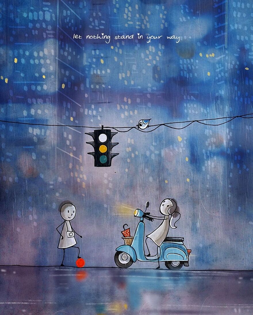 Indian Artist Make Beautiful Surreal Illustrations About Love And Life