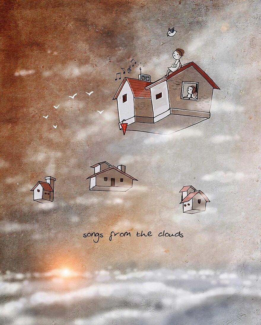 Indian Artist Make Beautiful Surreal Illustrations About Love And Life