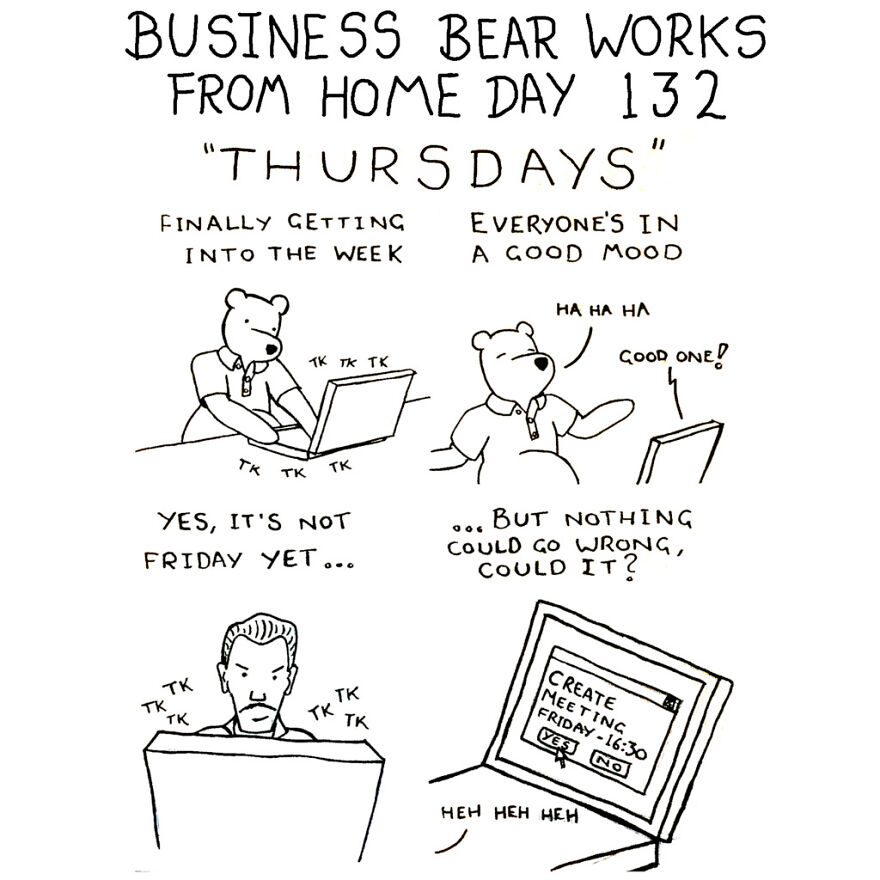 I've Spent The Last Year Drawing A Comic About Working From Home (10 Comics)