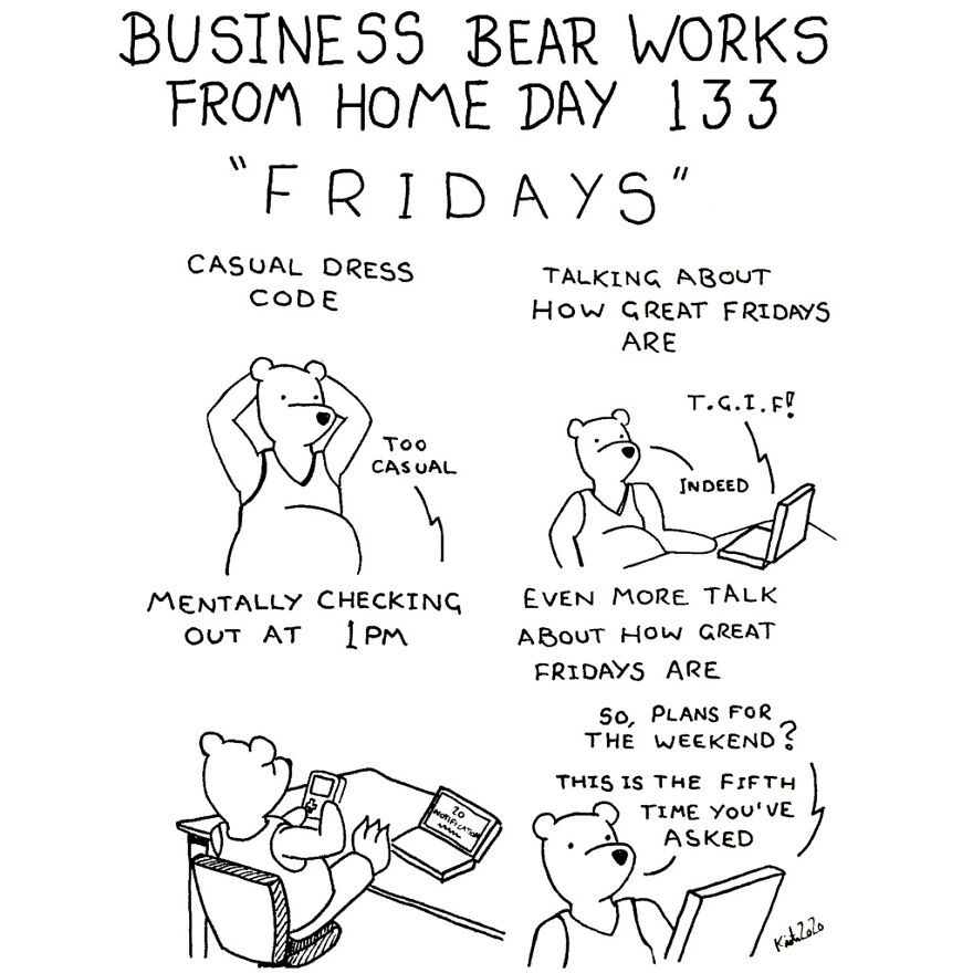 I've Spent The Last Year Drawing A Comic About Working From Home (10 Comics)