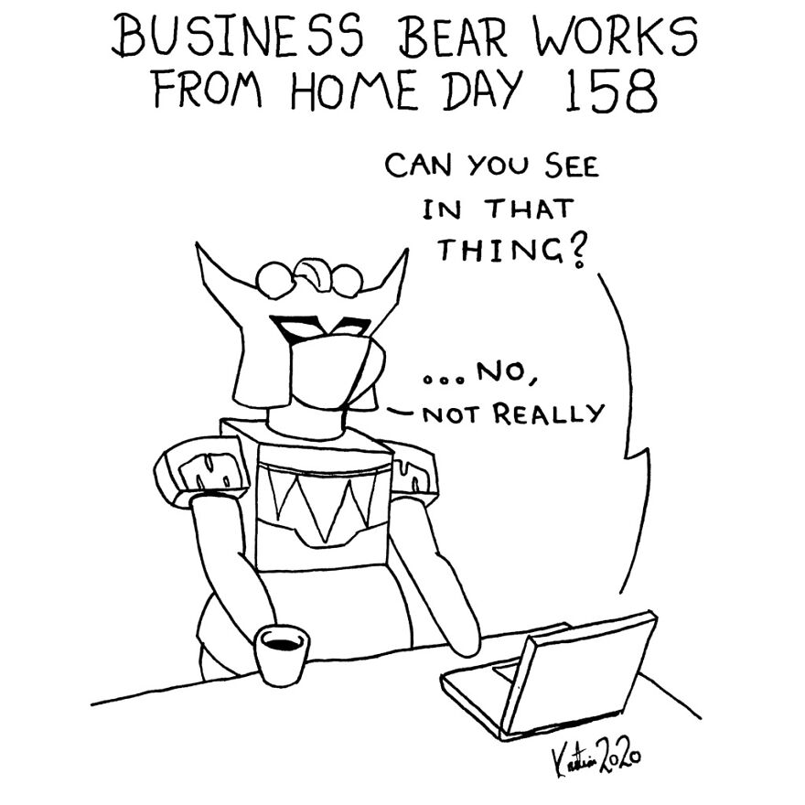 I've Spent The Last Year Drawing A Comic About Working From Home (10 Comics)