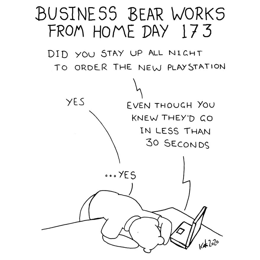 I've Spent The Last Year Drawing A Comic About Working From Home (10 Comics)