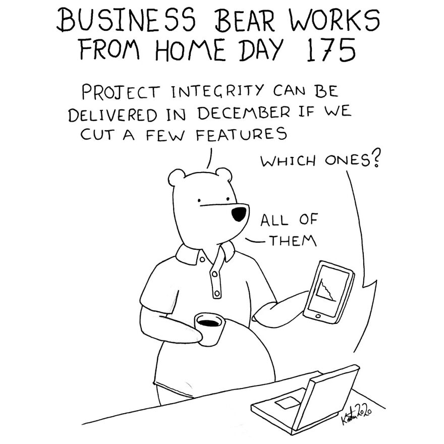 I've Spent The Last Year Drawing A Comic About Working From Home (10 Comics)