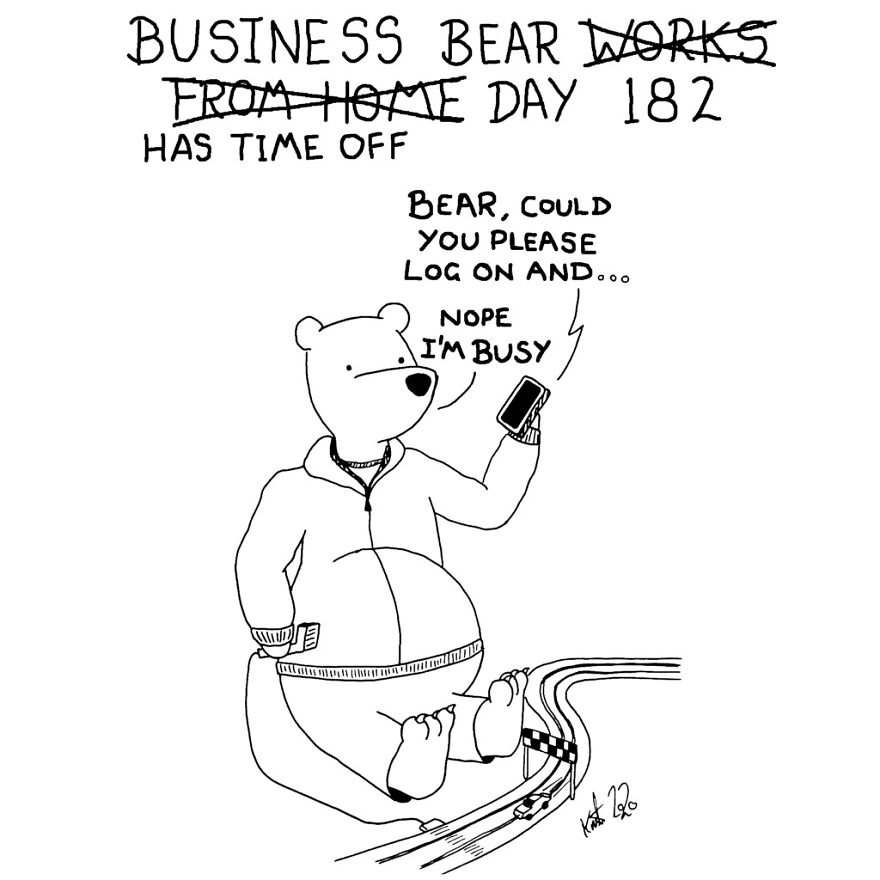 I've Spent The Last Year Drawing A Comic About Working From Home (10 Comics)