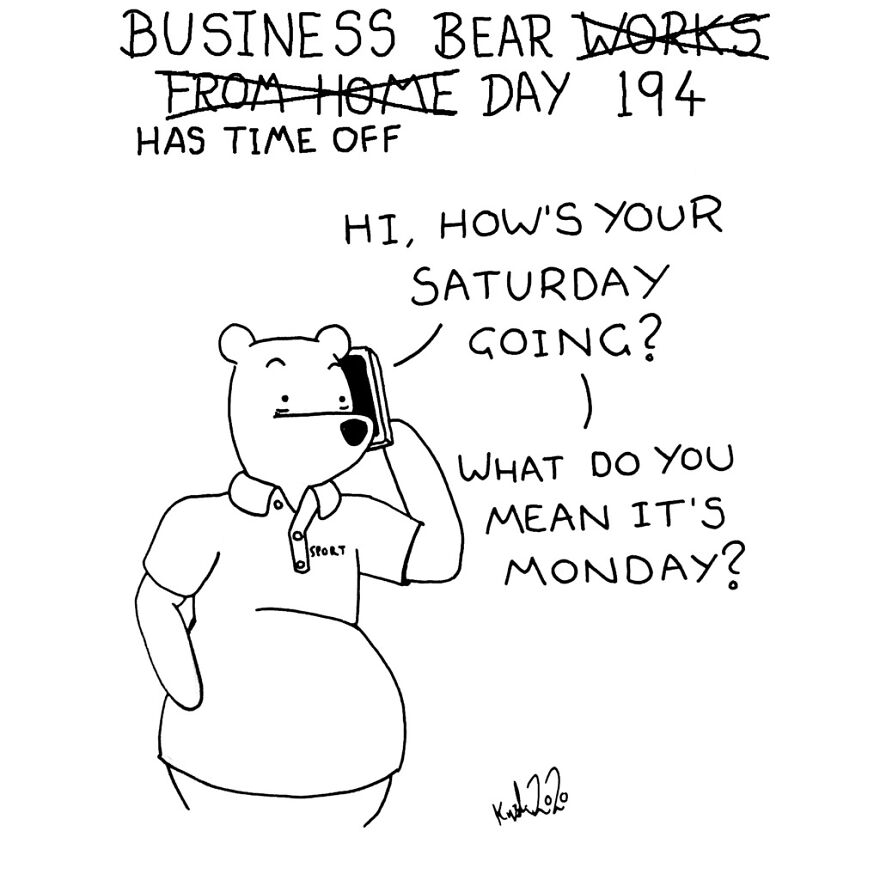 I've Spent The Last Year Drawing A Comic About Working From Home (10 Comics)