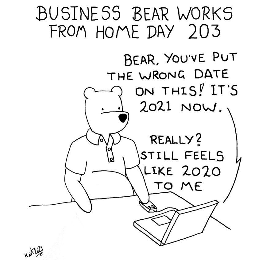 I've Spent The Last Year Drawing A Comic About Working From Home (10 Comics)