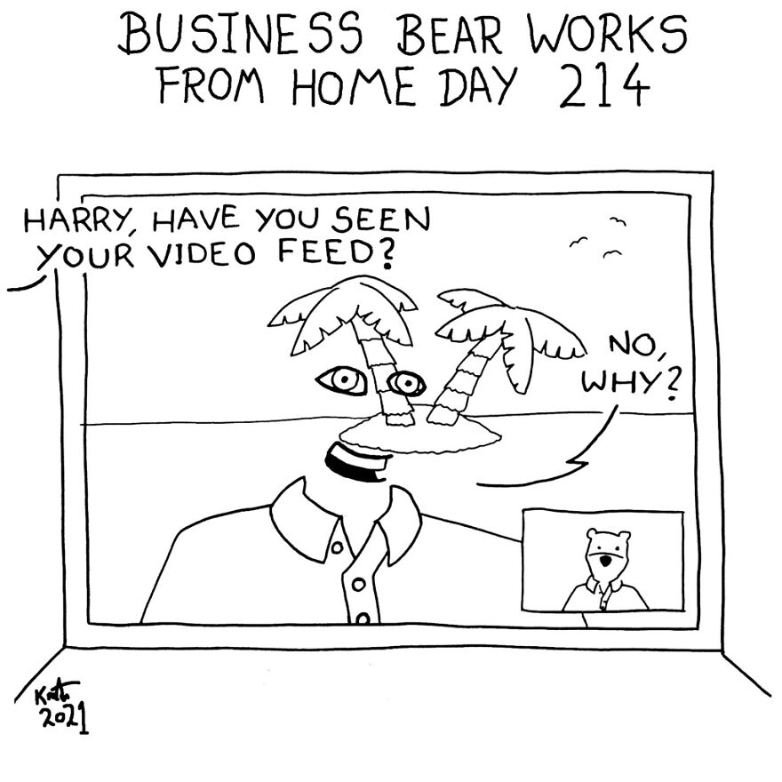 I've Spent The Last Year Drawing A Comic About Working From Home (10 Comics)