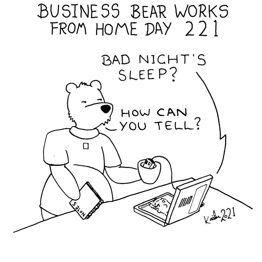 I've Spent The Last Year Drawing A Comic About Working From Home (10 Comics)