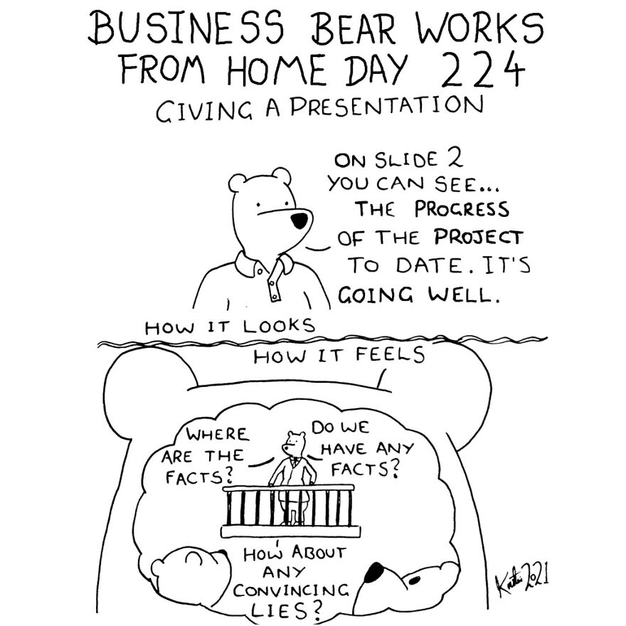 I've Spent The Last Year Drawing A Comic About Working From Home (10 Comics)