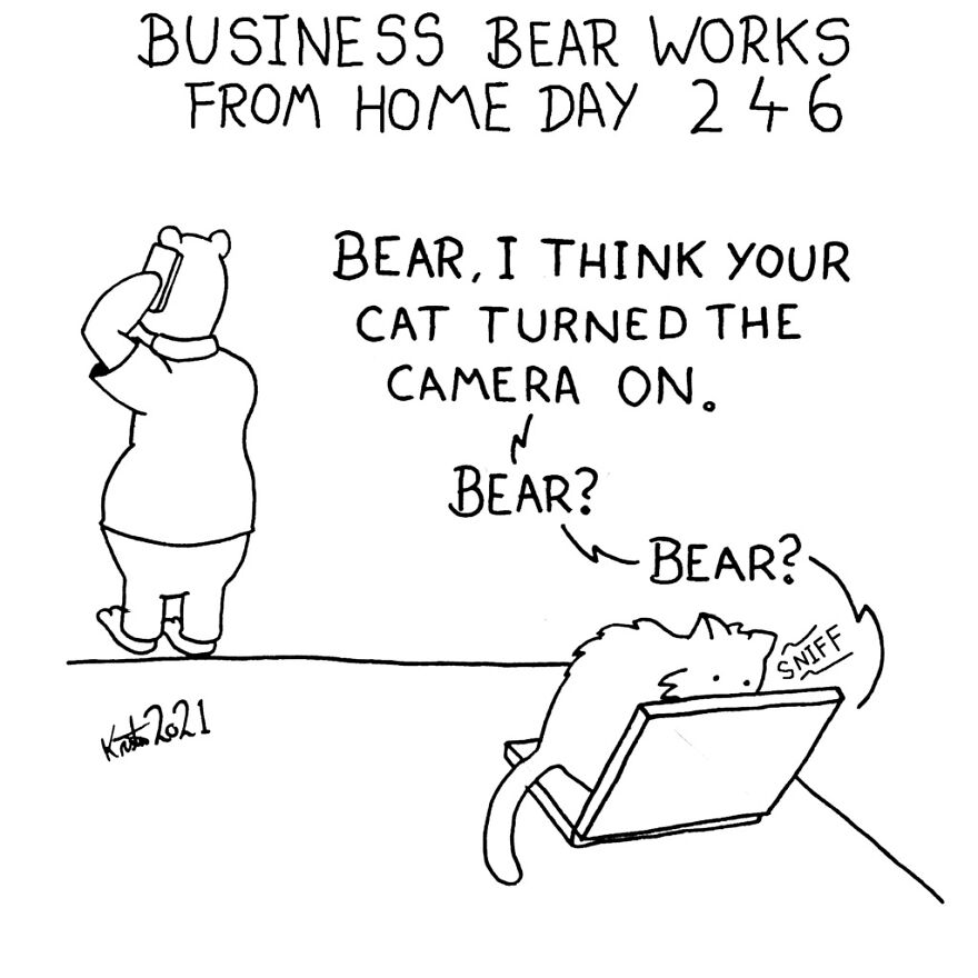 I've Spent The Last Year Drawing A Comic About Working From Home (10 Comics)