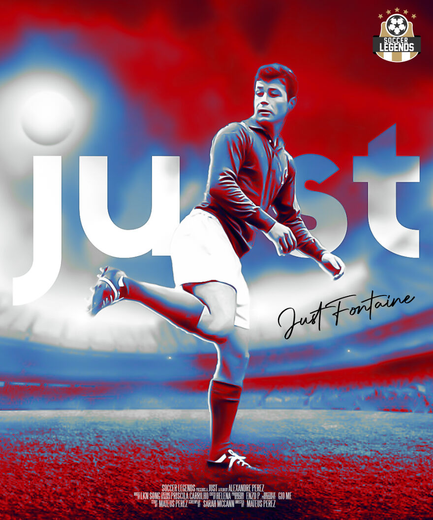 I Created 40 Posters For Legendary Soccer Players