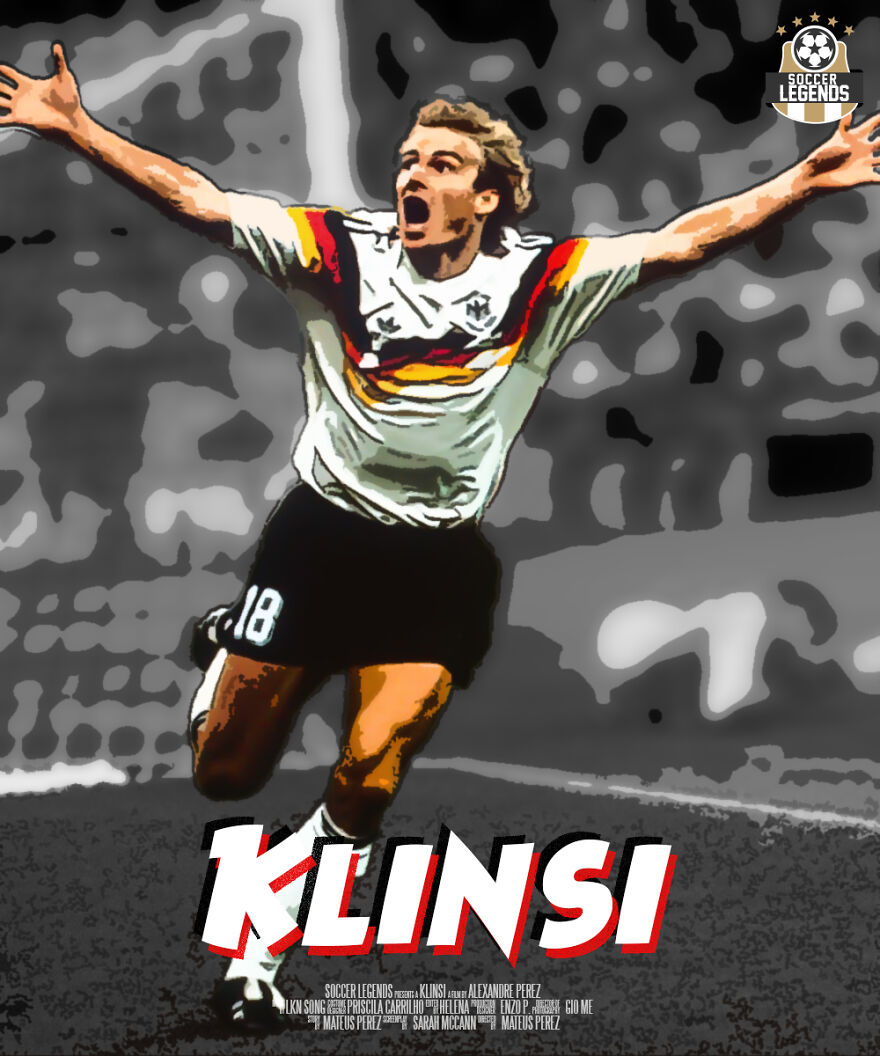 I Created 40 Posters For Legendary Soccer Players