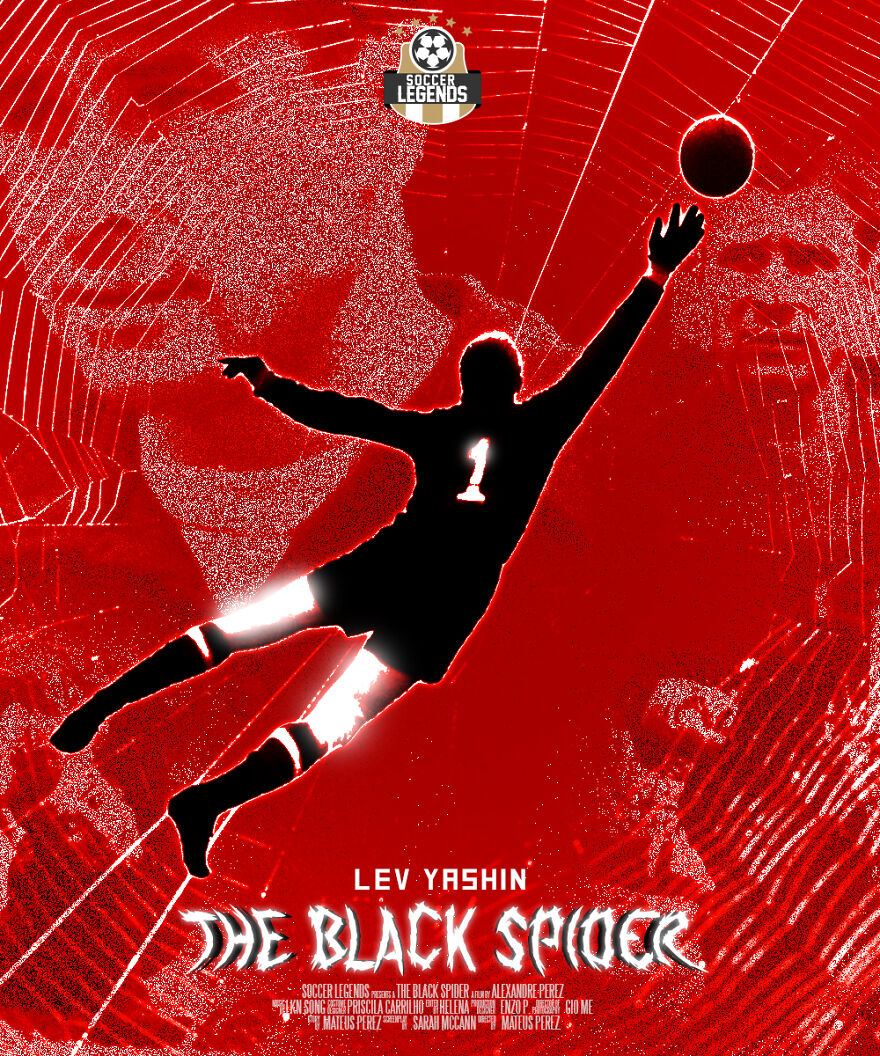 I Created 40 Posters For Legendary Soccer Players