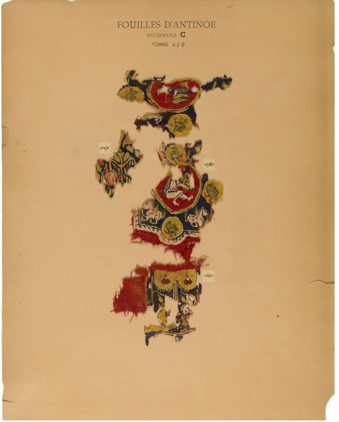 Textile Decor, Byzantine Period (Attribution According To Style) (395 - 641), East Bank Of Middle Egypt