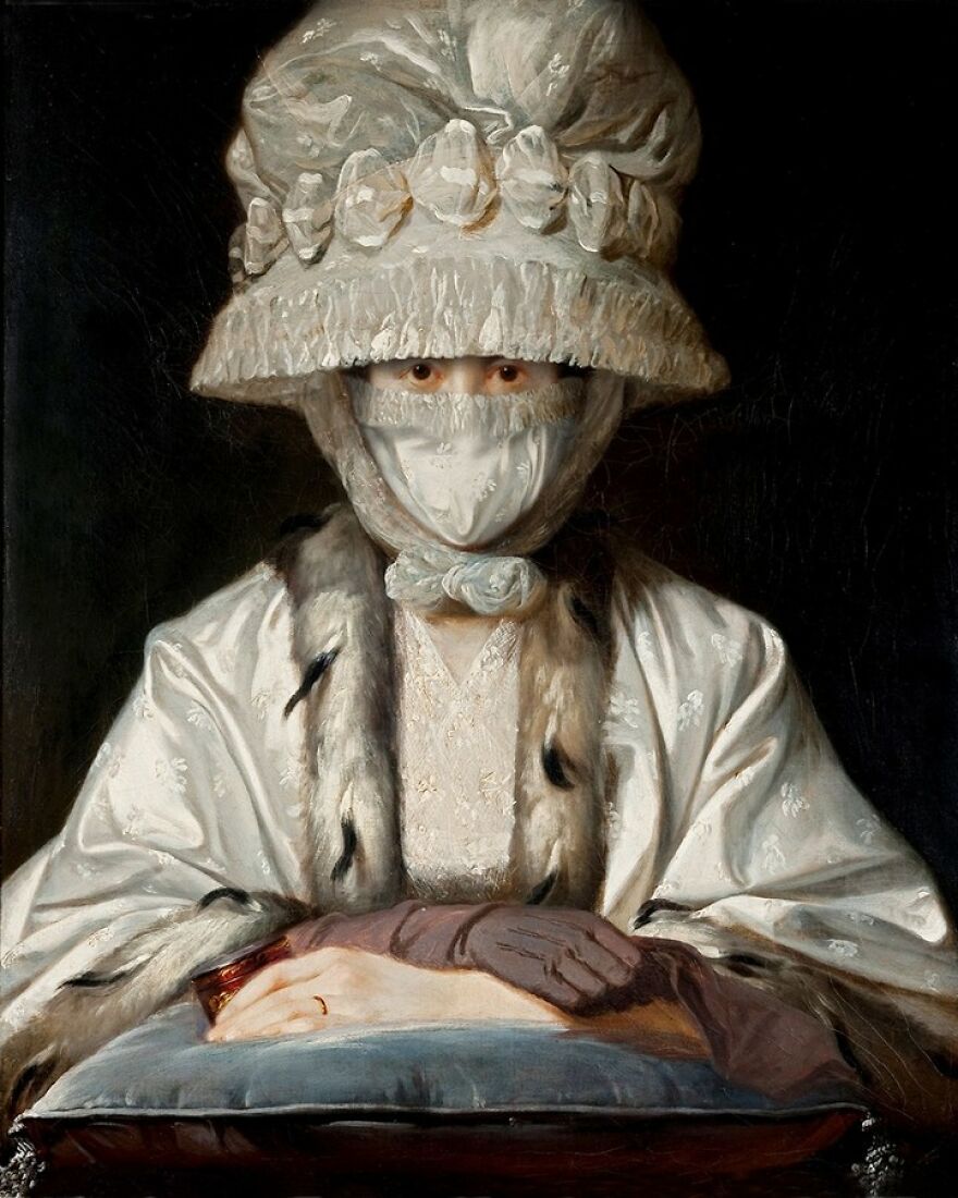 Masked Portraits Of A German Painter Is Now The Sensation Of Instagram