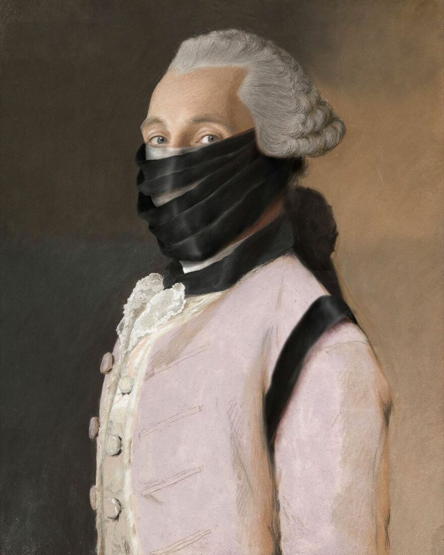 Masked Portraits Of A German Painter Is Now The Sensation Of Instagram