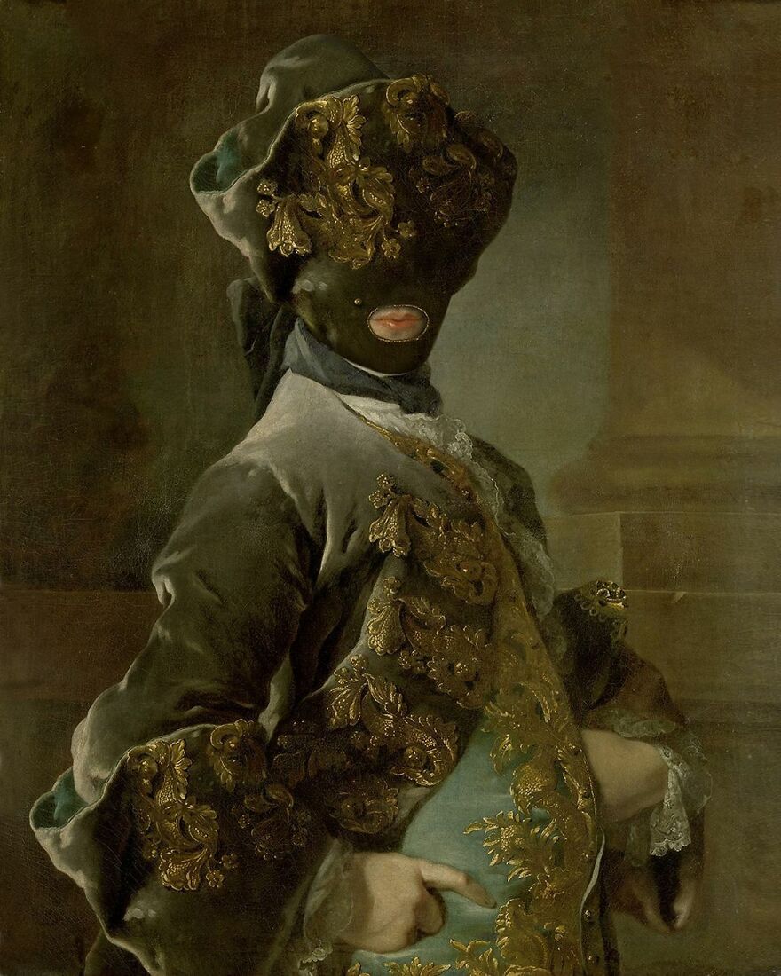 Masked Portraits Of A German Painter Is Now The Sensation Of Instagram