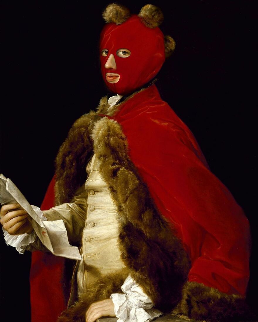 Masked Portraits Of A German Painter Is Now The Sensation Of Instagram
