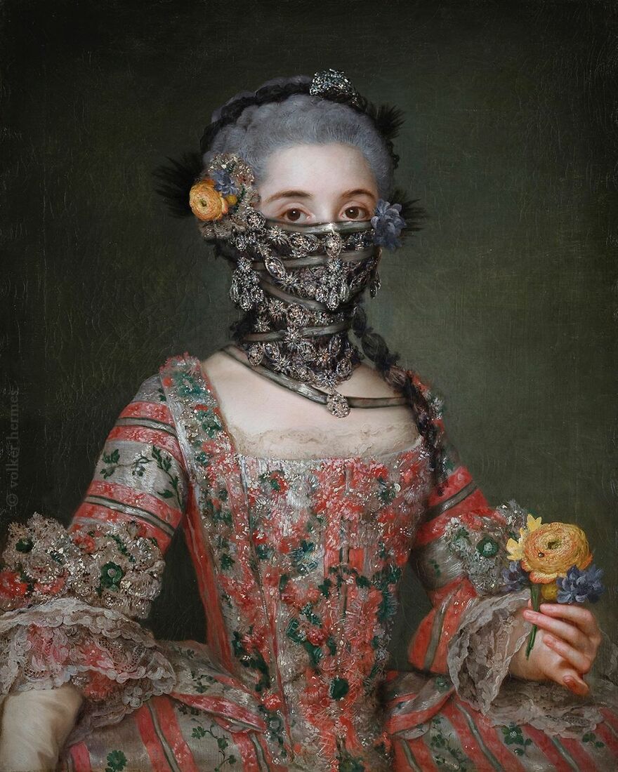 Masked Portraits Of A German Painter Is Now The Sensation Of Instagram