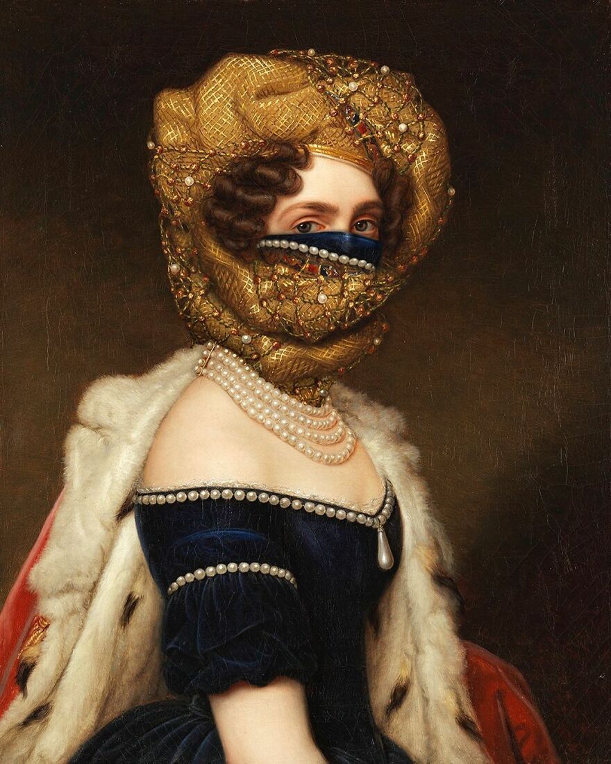 Masked Portraits Of A German Painter Is Now The Sensation Of Instagram