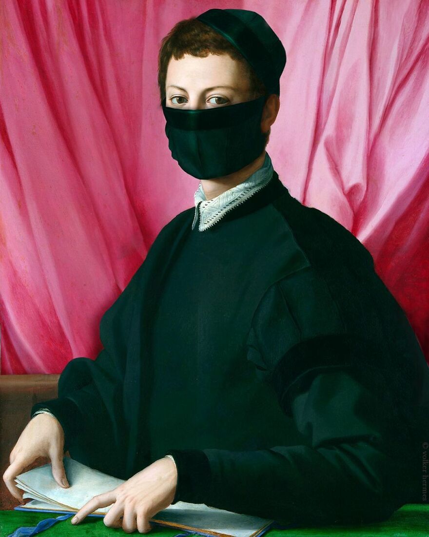 Masked Portraits Of A German Painter Is Now The Sensation Of Instagram