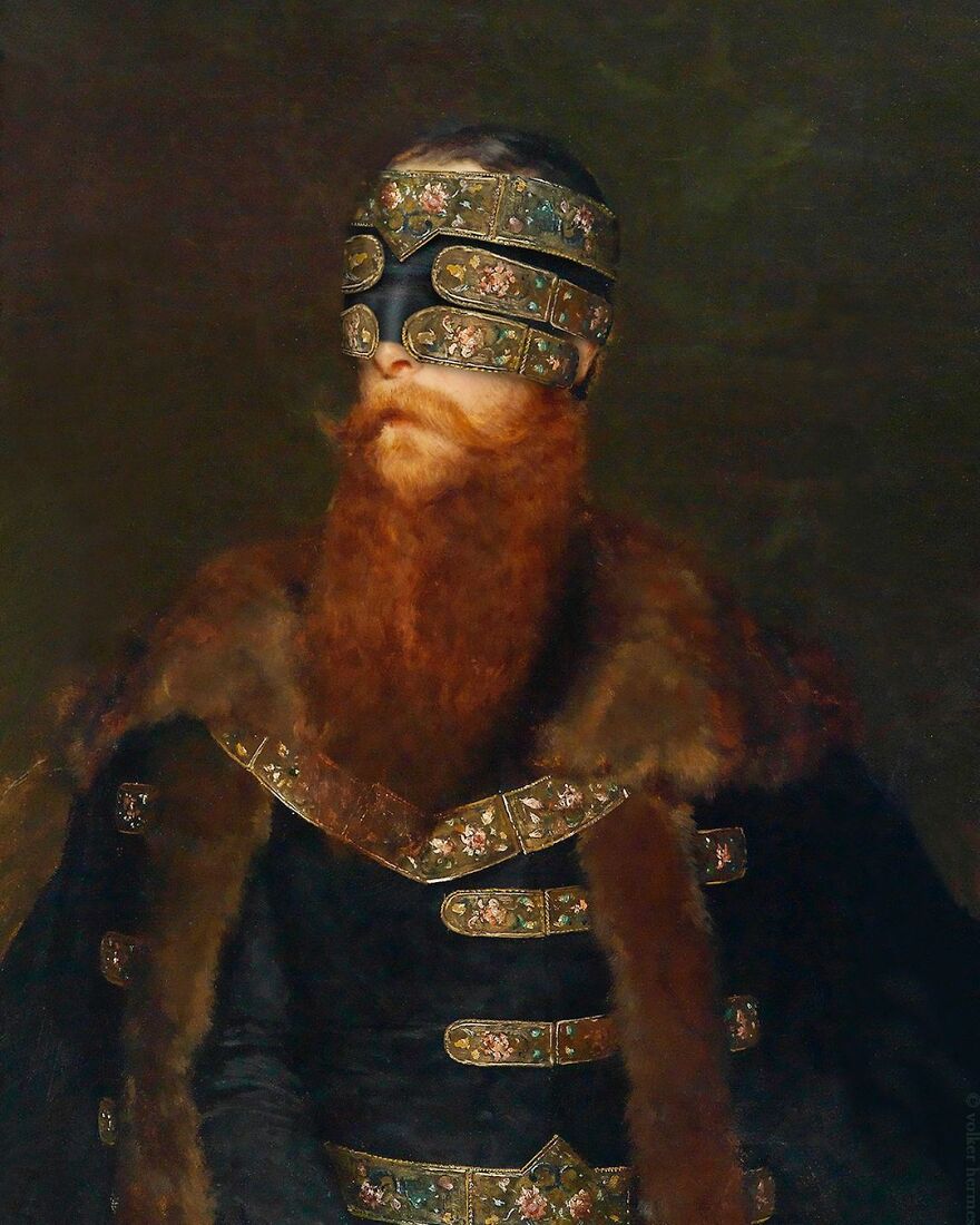 Masked Portraits Of A German Painter Is Now The Sensation Of Instagram