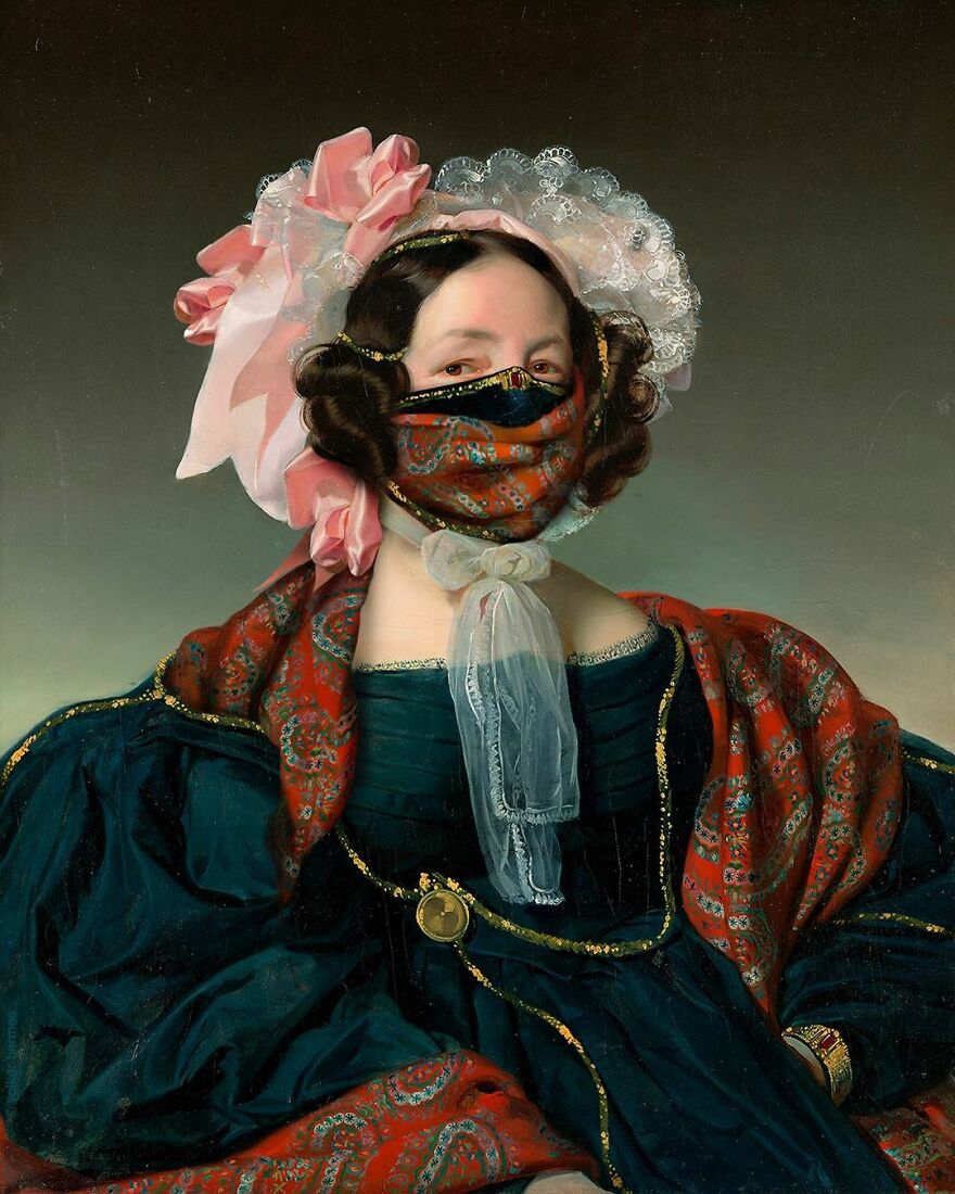 Masked Portraits Of A German Painter Is Now The Sensation Of Instagram
