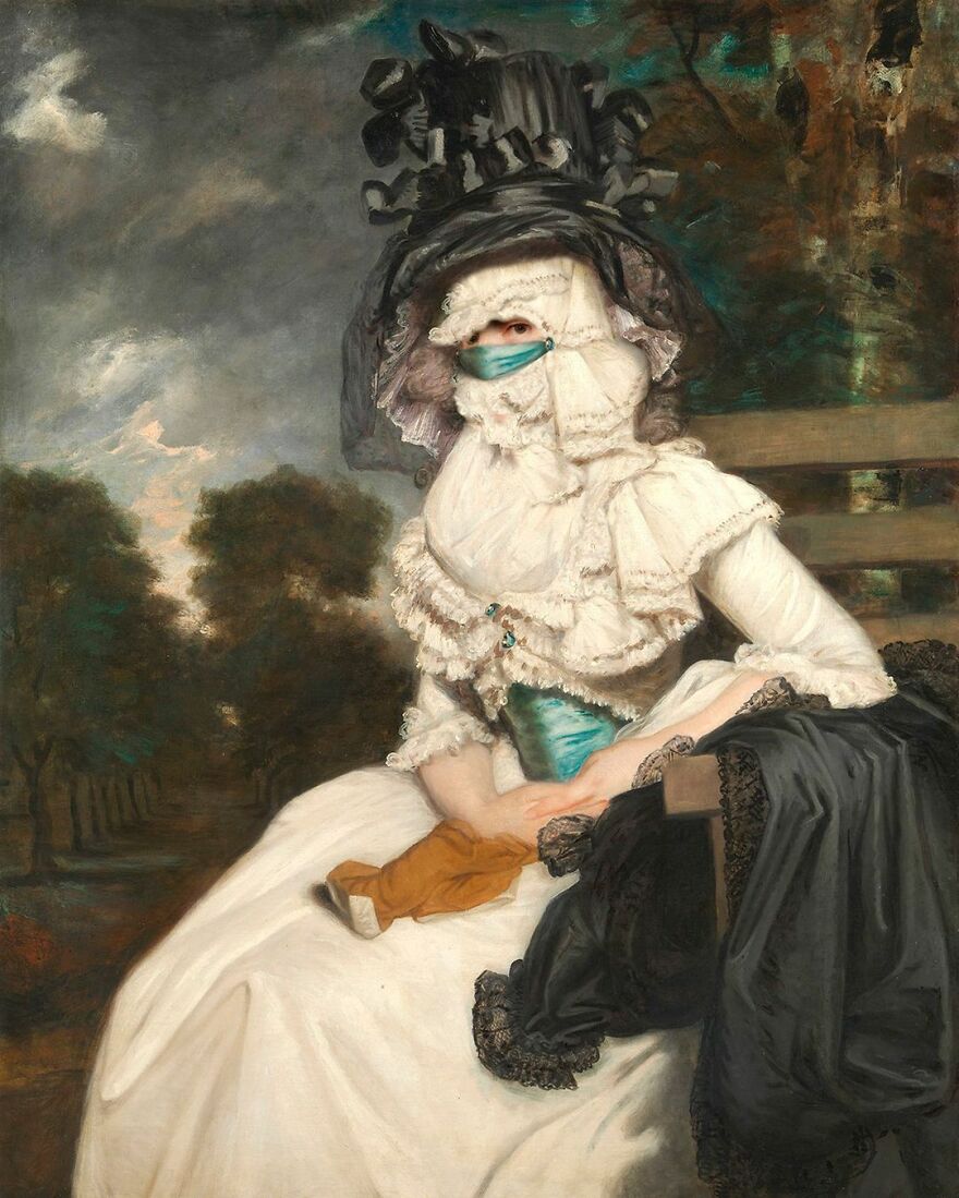 Masked Portraits Of A German Painter Is Now The Sensation Of Instagram