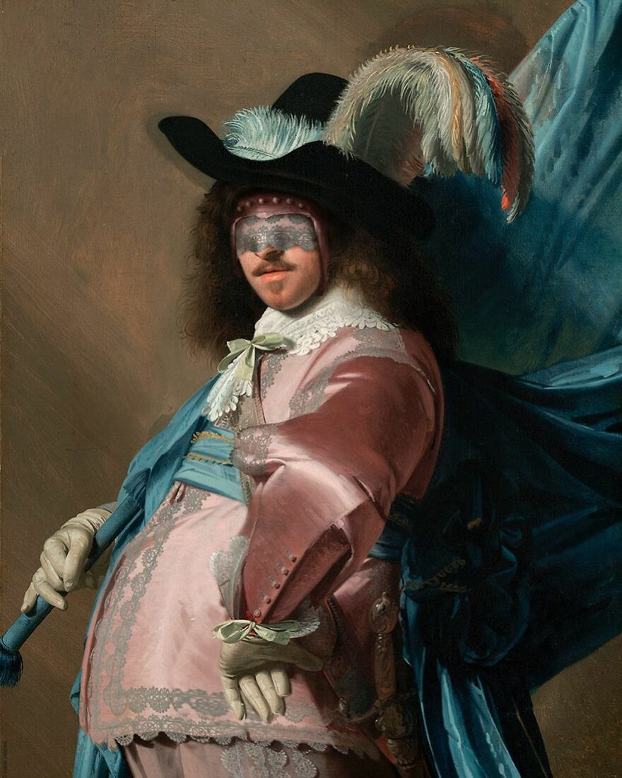 Masked Portraits Of A German Painter Is Now The Sensation Of Instagram