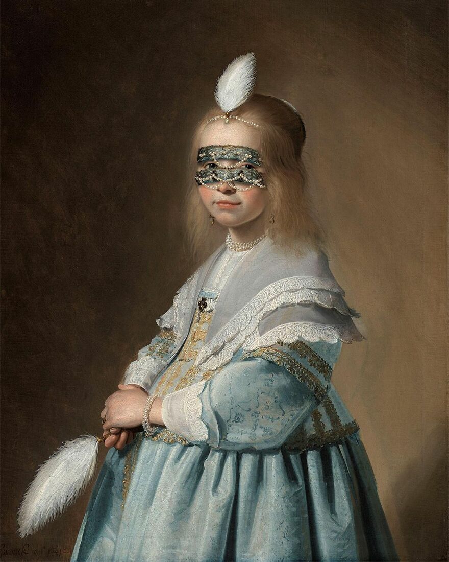 Masked Portraits Of A German Painter Is Now The Sensation Of Instagram
