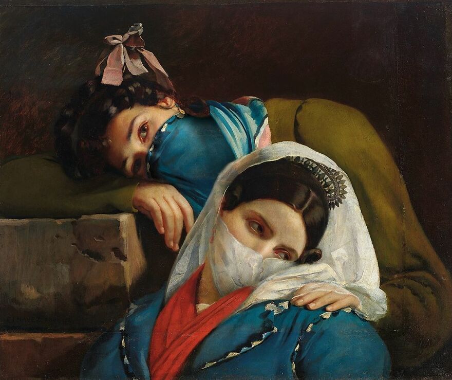 Masked Portraits Of A German Painter Is Now The Sensation Of Instagram