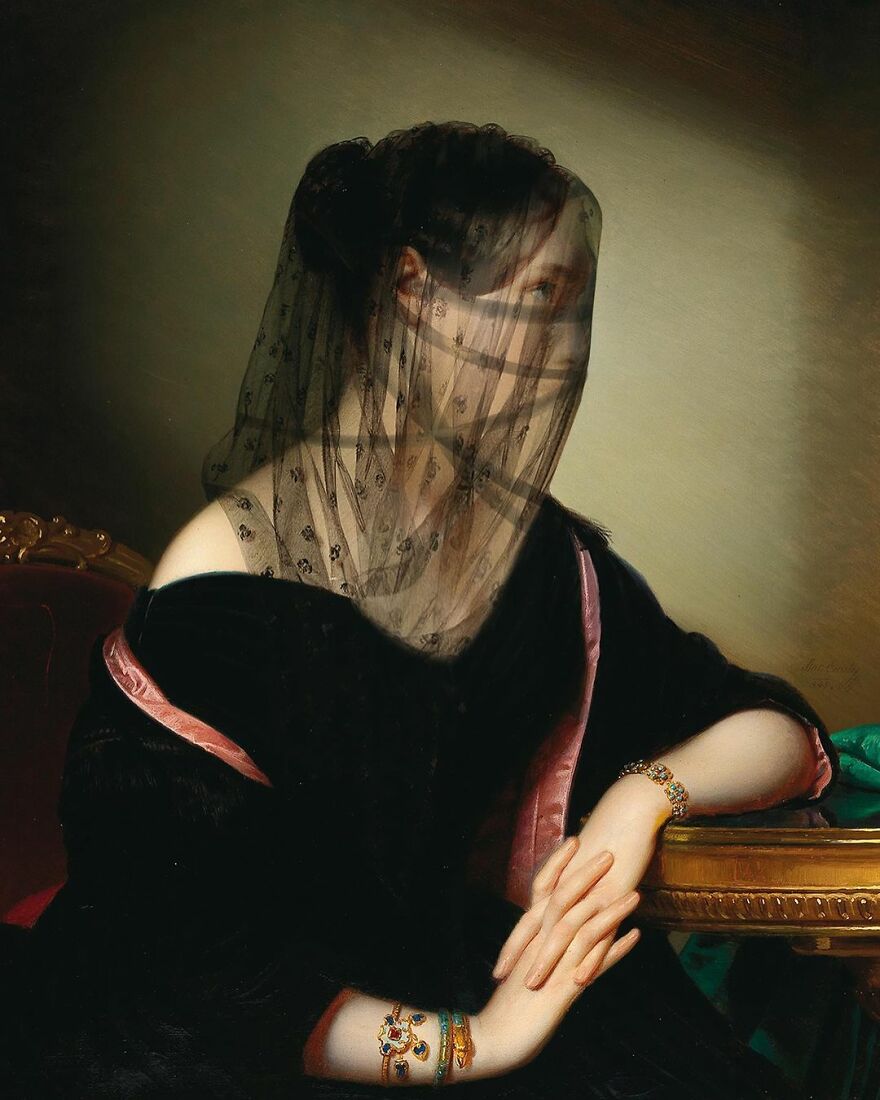 Masked Portraits Of A German Painter Is Now The Sensation Of Instagram