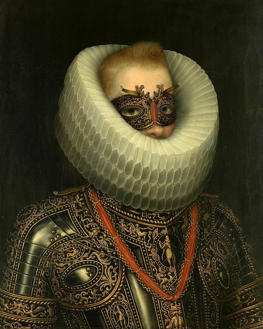 Masked Portraits Of A German Painter Is Now The Sensation Of Instagram