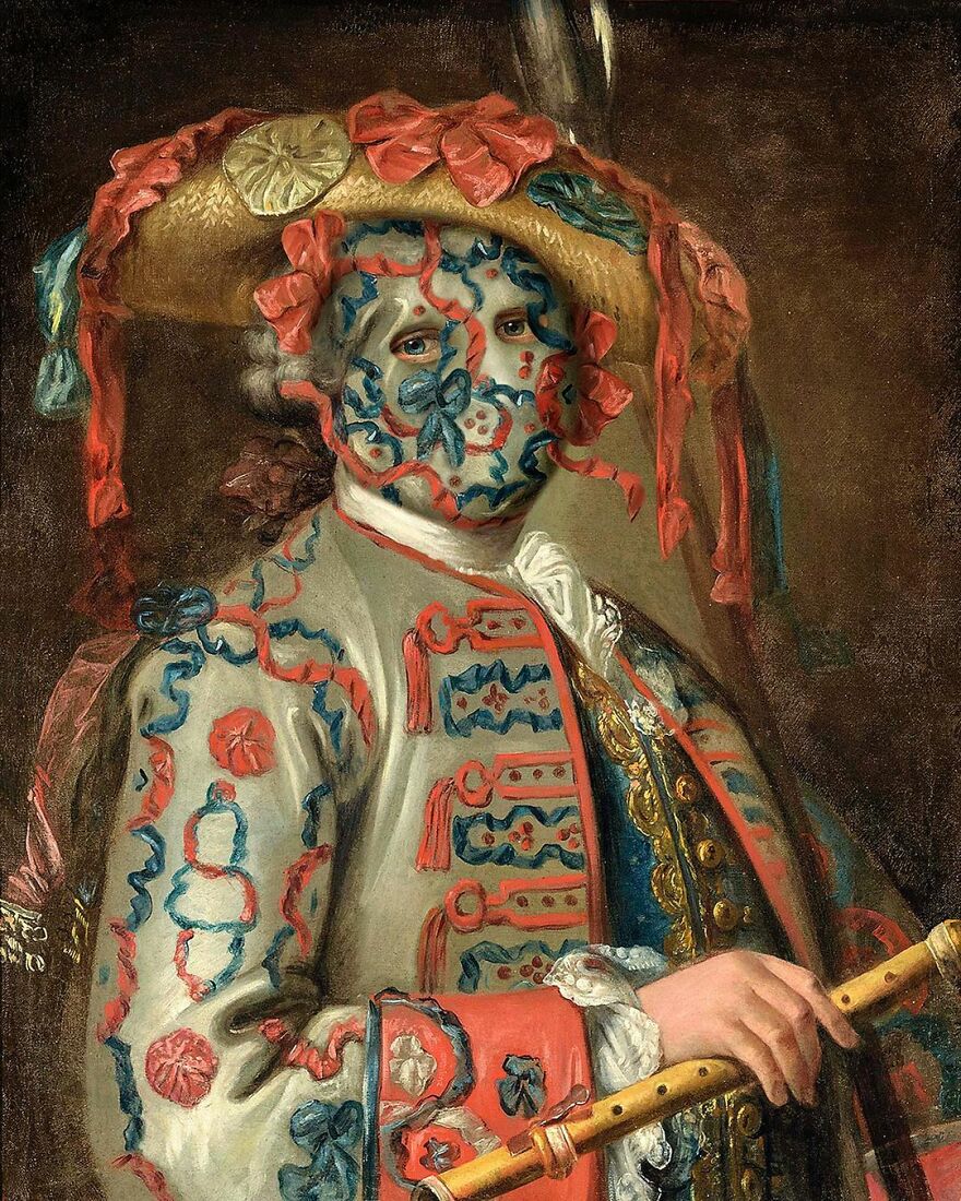 Masked Portraits Of A German Painter Is Now The Sensation Of Instagram