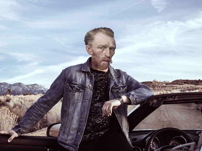 Mona Lisa, Frida Kahlo & Vincent Van Gogh : Nowadays, Outside The Frame