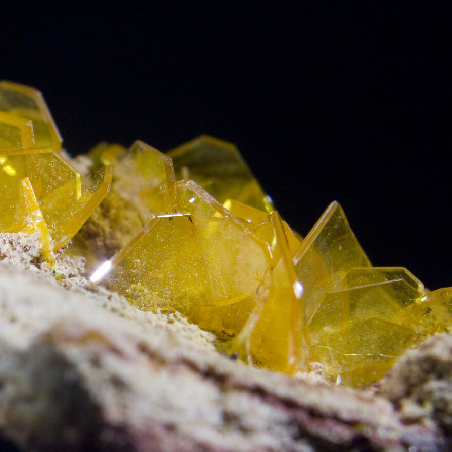 Wulfenite. 79 Mine, Chilito, Gila Co., Arizona, USA