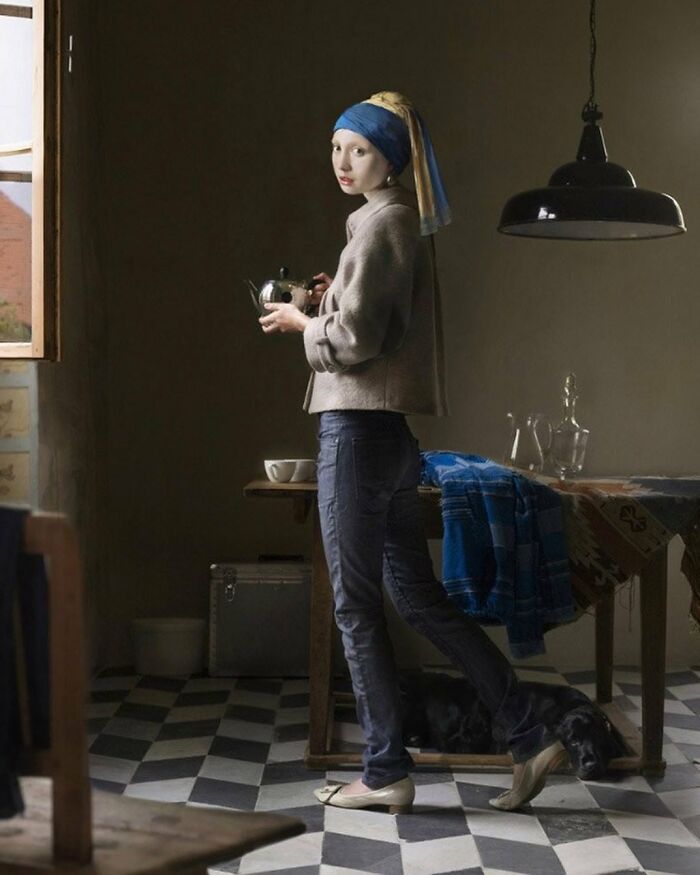 Mona Lisa, Frida Kahlo & Vincent Van Gogh : Nowadays, Outside The Frame