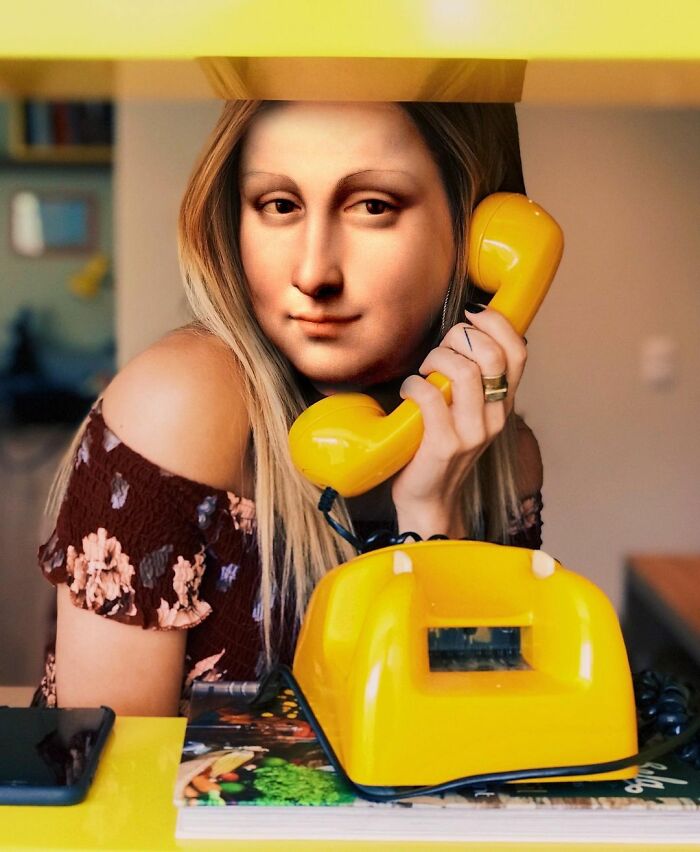 Mona Lisa, Frida Kahlo & Vincent Van Gogh : Nowadays, Outside The Frame