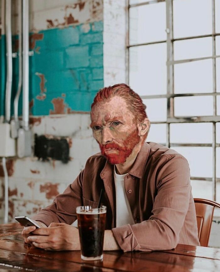 Mona Lisa, Frida Kahlo & Vincent Van Gogh : Nowadays, Outside The Frame